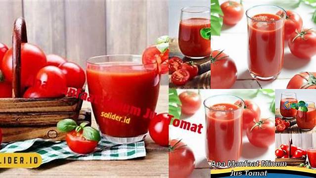 Manfaat Minum Jus Tomat: Temuan Penting yang Jarang Diketahui