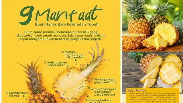 Temukan 9 Manfaat Nanas yang Tak Terduga