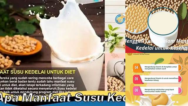 10 Manfaat Susu Kedelai untuk Kesehatan dan Kecantikan Anda