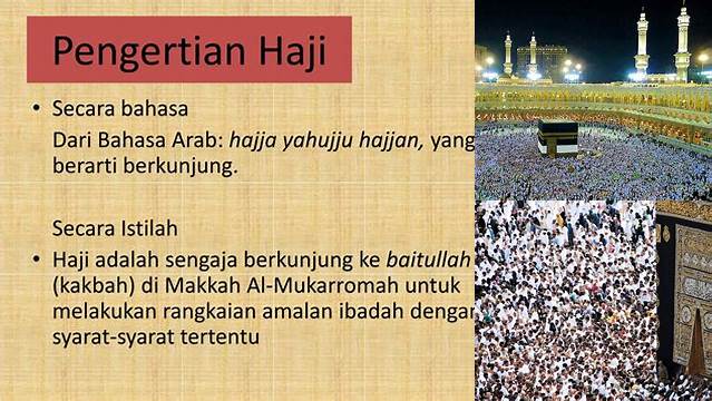 Apa Pengertian Haji