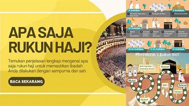 Apa Saja Rukun Haji