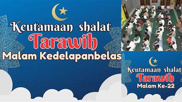 Temukan 10 Hal Penting tentang apa shalat tarawih itu menjelang idul fitri