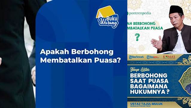 Apakah Berbohong Membatalkan Puasa