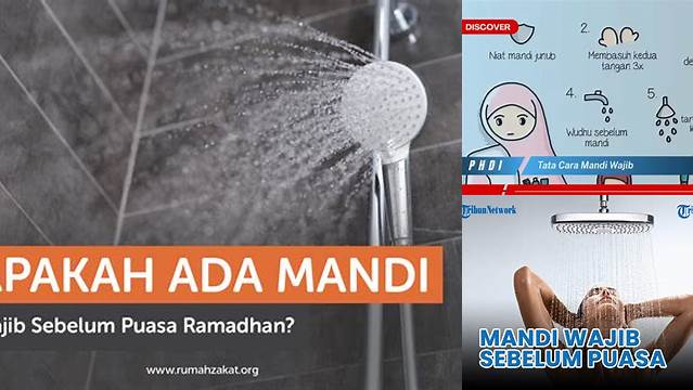 Apakah Boleh Puasa Sebelum Mandi Wajib