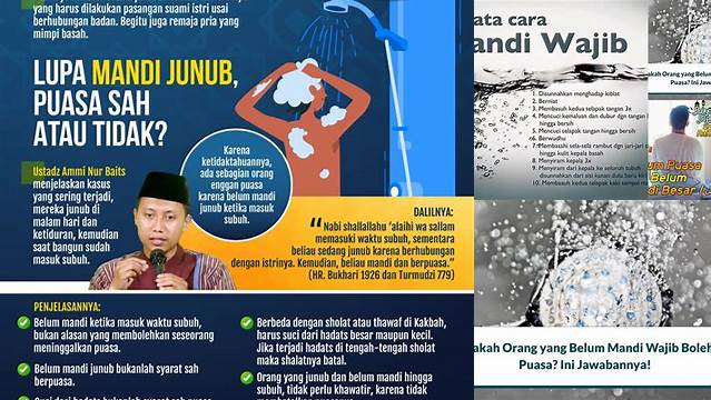 Apakah Boleh Puasa Tanpa Mandi Wajib