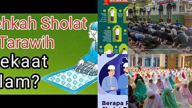 Apakah Boleh Shalat Tarawih 4 Rakaat