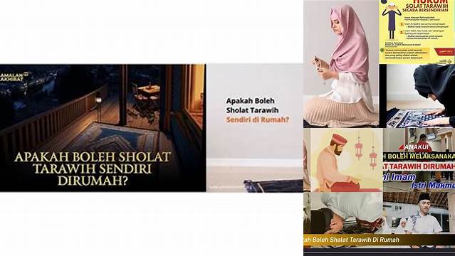 9 Hal Penting tentang apakah boleh tarawih sendiri hukumnya saat idul fitri
