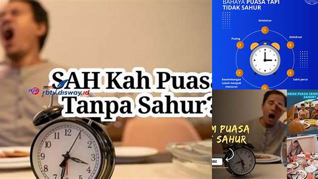 Apakah Jika Tidak Sahur Boleh Puasa