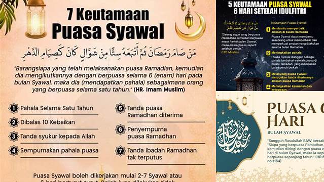 Apakah Keutamaan Puasa Syawal