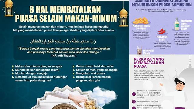 Apakah Makan Membatalkan Puasa