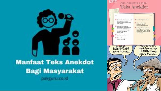 Temukan Manfaat Teks Anekdot yang Jarang Diketahui untuk Masyarakat