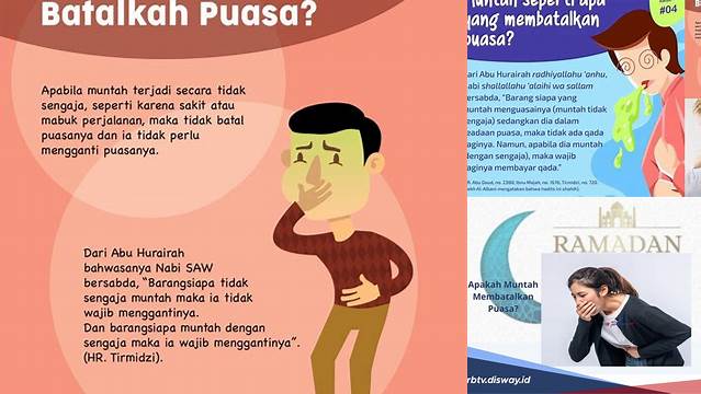Apakah Muntah Tidak Sengaja Membatalkan Puasa