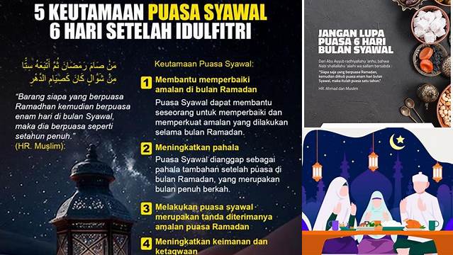 Apakah Puasa Syawal Harus 6 Hari