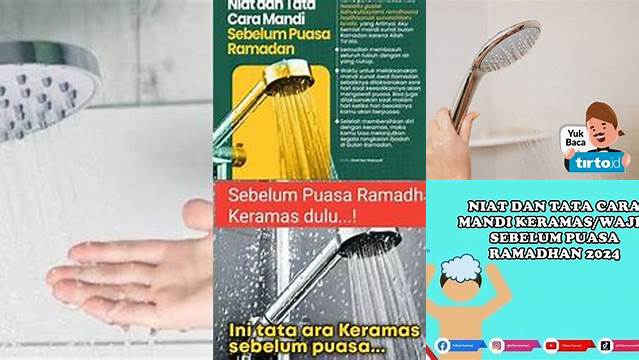 Apakah Sebelum Puasa Harus Keramas