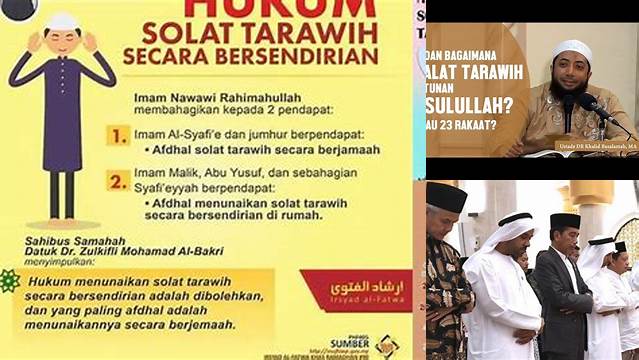 Ketahui 10 Hal Penting tentang apakah solat tarawih itu wajib menjelang Idul Fitri