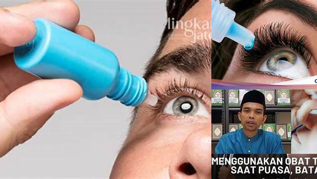 Apakah Tetes Mata Membatalkan Puasa