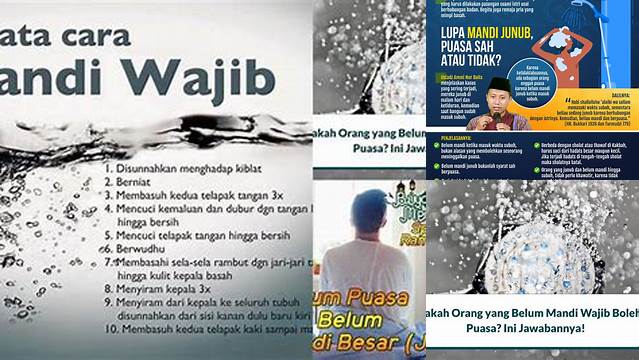 Apakah Tidak Mandi Wajib Boleh Puasa