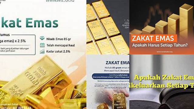 Apakah Zakat Emas Dikeluarkan Setiap Tahun