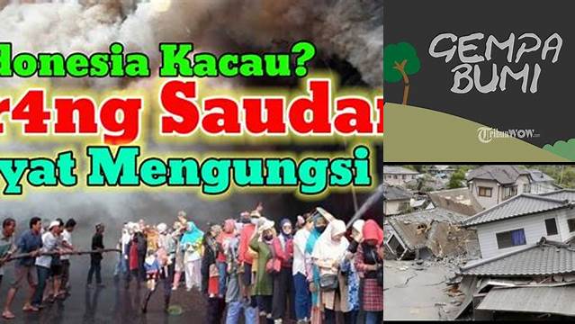 Inilah 9 Hal Penting tentang arti gempa di bulan ramadhan dan hikmahnya menjelang idul fitri