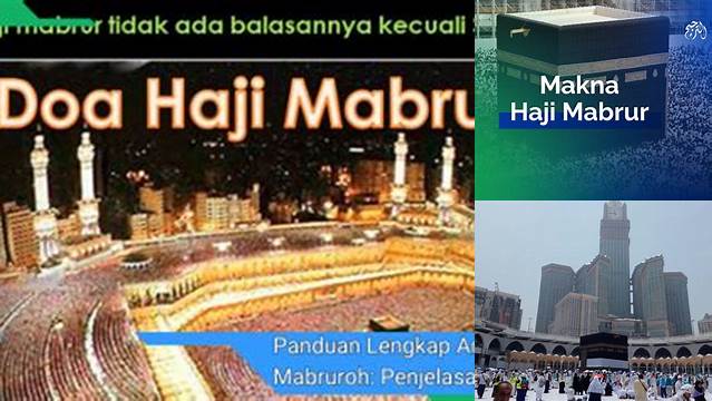 Arti Haji Mabrur