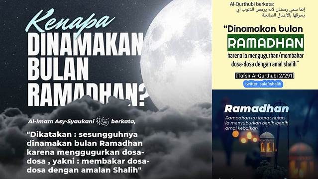 Inilah 9 Hal Penting tentang asal kata ramadhan menjelang idul fitri yang wajib kamu ketahui