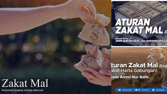 Aturan Zakat Mal