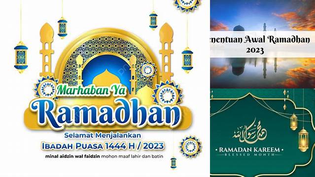 Temukan 9 Hal Penting tentang awal ramadhan 2023 dan Persiapan Sambut Idul Fitri