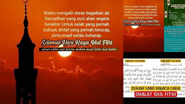 Ayat Al Quran Tentang Idul Fitri