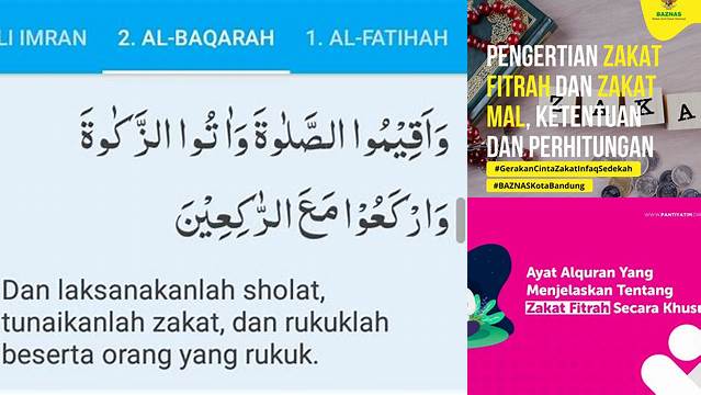 Ayat Al Quran Tentang Zakat