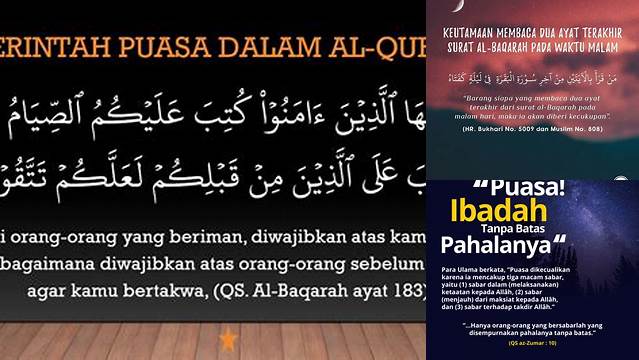 Ayat Alquran Tentang Puasa