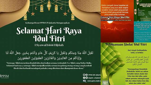 Ayat Dan Hadits Tentang Idul Fitri