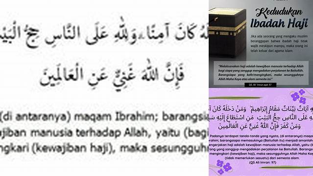 Ayat Tentang Haji