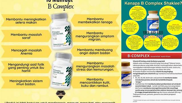 Temukan Manfaat Vitamin B Kompleks yang Jarang Diketahui, Penting untuk Kesehatan Anda