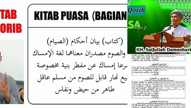 Bab Puasa Fathul Qorib