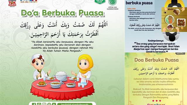 10 Hal Penting tentang baca doa buka puasa saat Idul Fitri