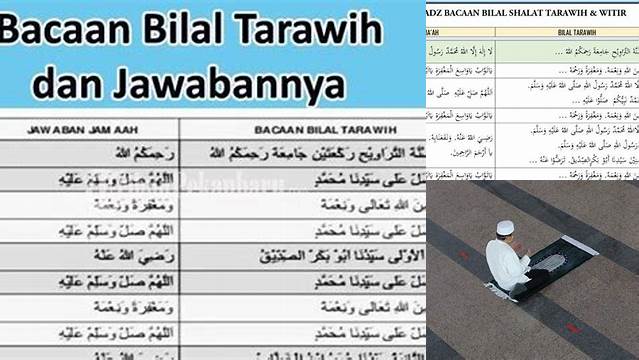 Bacaan Bilal Tarawih 11 Rakaat Pdf
