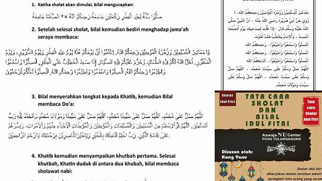 Bacaan Bilal Sholat Idul Fitri Pdf