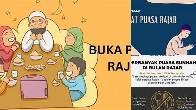 Bacaan Buka Puasa Rajab