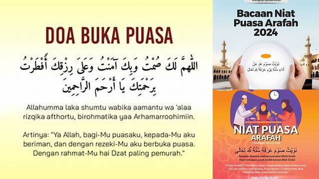 Temukan 8 Hal Penting tentang bacaan doa puasa arafah untuk Idul Fitri