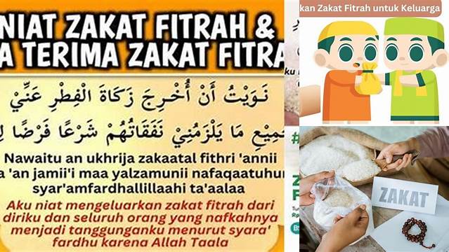 Bacaan Mengeluarkan Zakat Fitrah