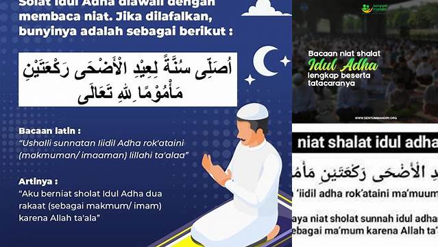 Bacaan Niat Sholat Idul Adha