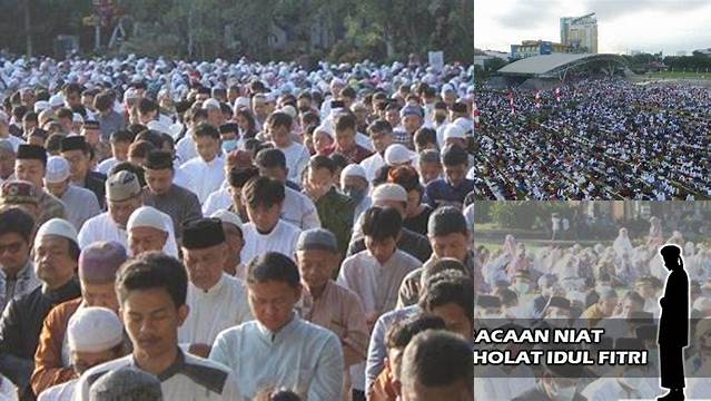 Bacaan Niat Sholat Idul Fitri