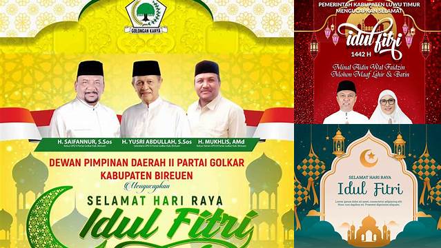 Baliho Idul Fitri