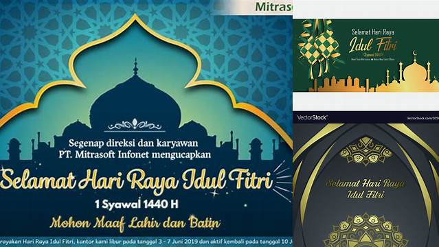 Banner Selamat Hari Raya Idul Fitri