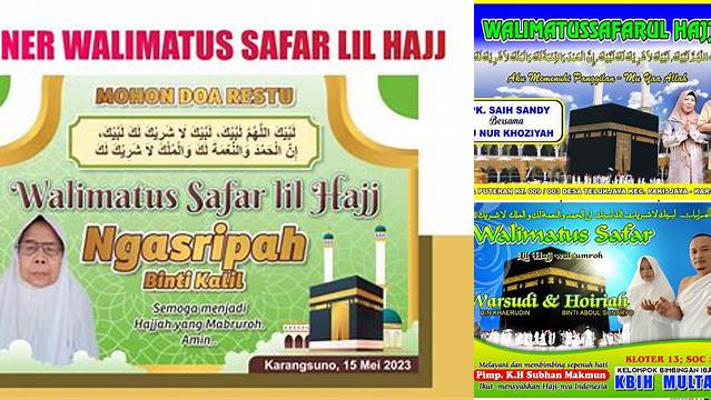 Banner Walimatussafar Haji