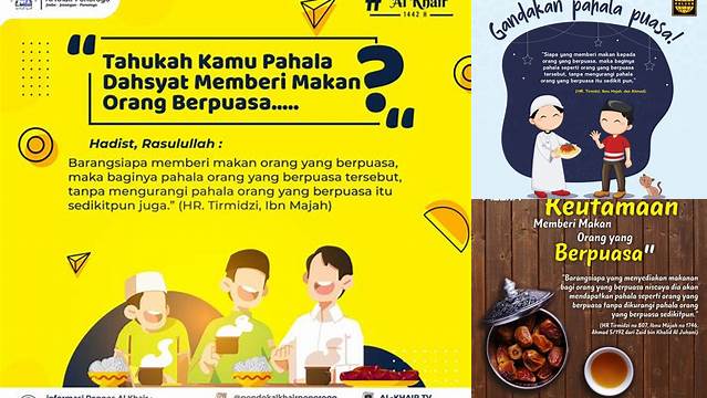 Barang Siapa Memberi Makan Orang Berpuasa