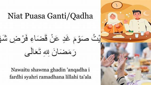 Ketahui 8 Hal Penting tentang batas ganti puasa ramadhan sebelum Idul Fitri tiba