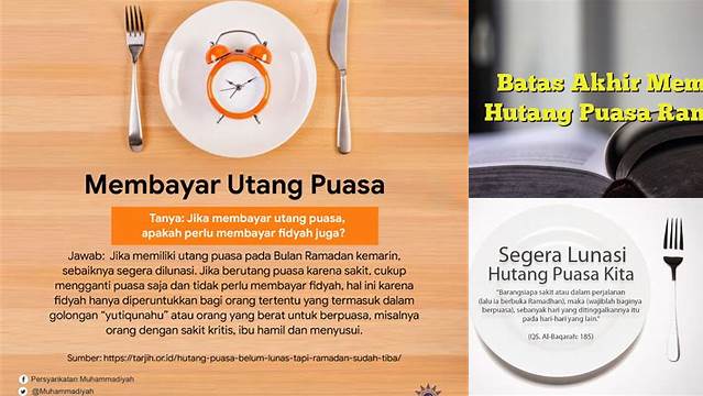 Batas Membayar Hutang Puasa