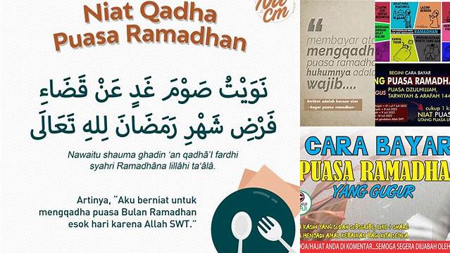 Bayar Puasa Ramadhan