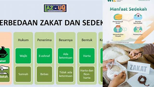 Beda Zakat Dan Sedekah